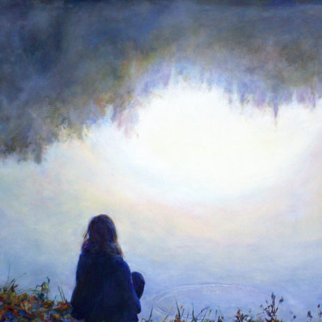 Nadine's Sunrise Reflection 2014 • oil on canvas • 31"×40"