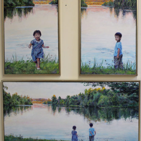 Something Greater Is Here (tryptych) - 2015 • oil on canvas