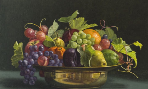 Surprenant-Fruit_Bowl_with_Grape_Leaves