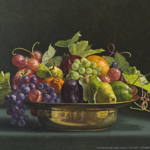 Surprenant-Fruit_Bowl_with_Grape_Leaves