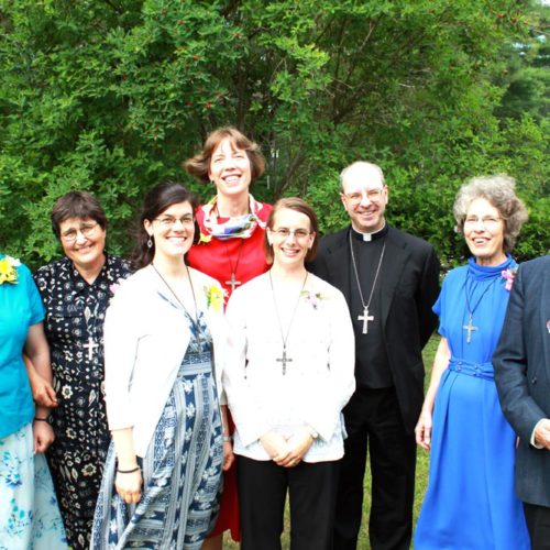 Bishop Michael Mulhall and Madonna House Staff